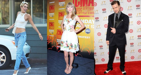 Miley Cyrus, Taylor Swift, Justin Timberlake Miley Cyrus, Taylor Swift, Justin Timberlake